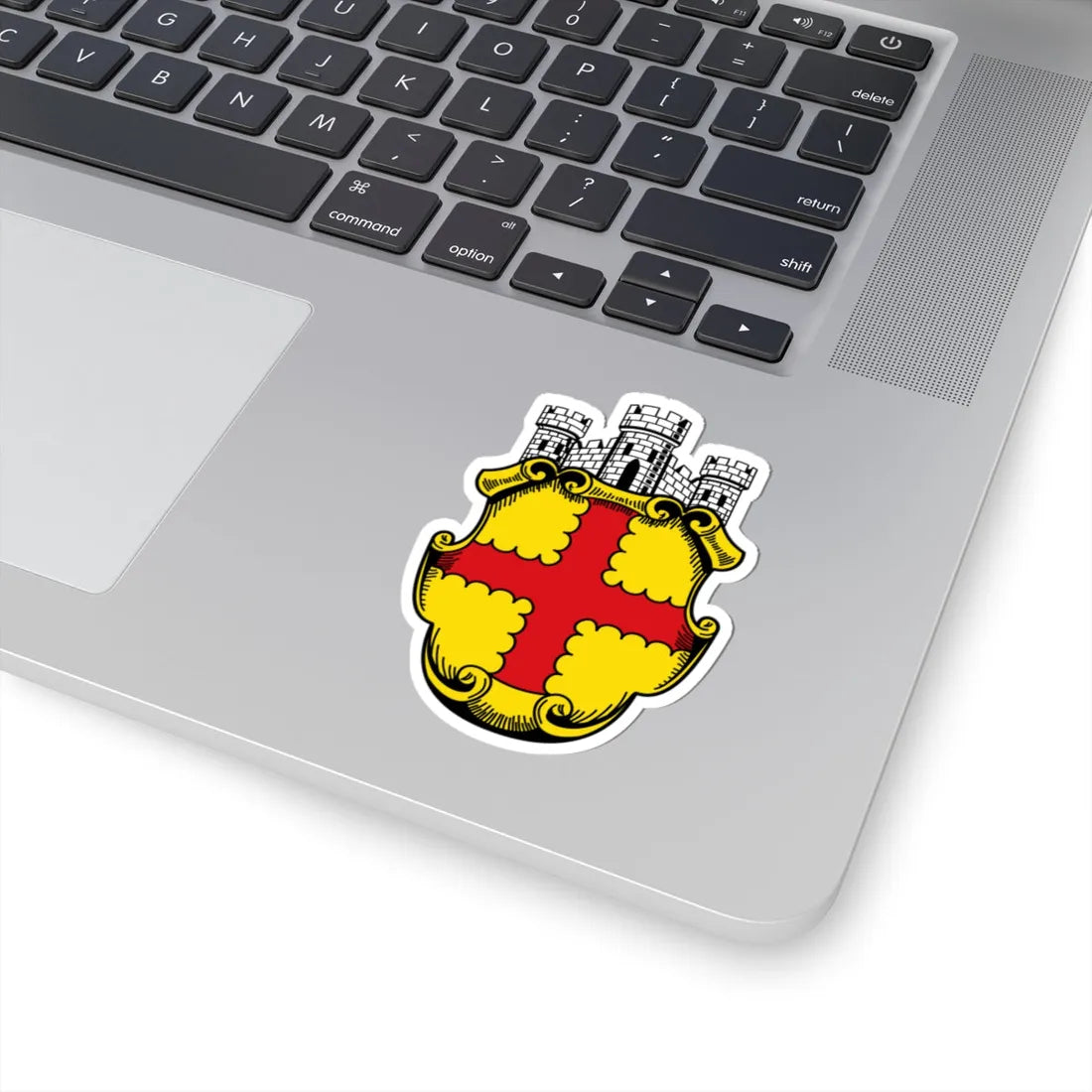 BE Eupen COA (Belgium) (Coat of Arms) STICKER Vinyl Kiss-Cut Decal - The Sticker Space