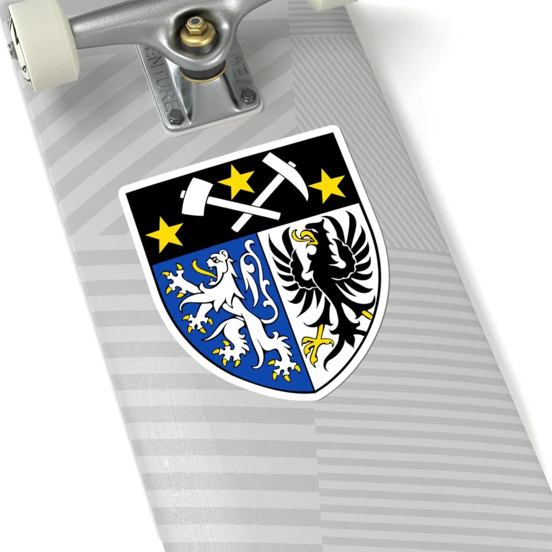 BE Kelmis COA (Belgium) (Coat of Arms) STICKER Vinyl Kiss-Cut Decal - The Sticker Space