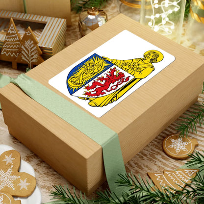 BE Lontzen COA (Belgium) (Coat of Arms) STICKER Vinyl Kiss-Cut Decal - The Sticker Space