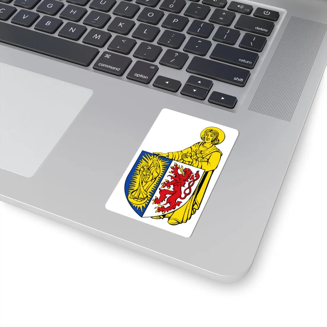 BE Lontzen COA (Belgium) (Coat of Arms) STICKER Vinyl Kiss-Cut Decal - The Sticker Space