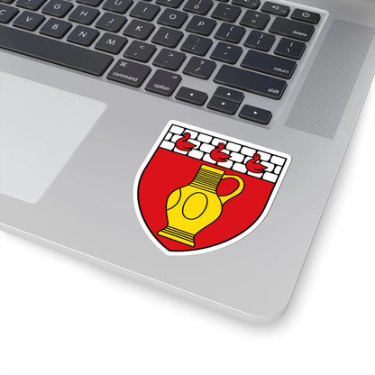 BE Raeren COA (Belgium) (Coat of Arms) STICKER Vinyl Kiss-Cut Decal - The Sticker Space