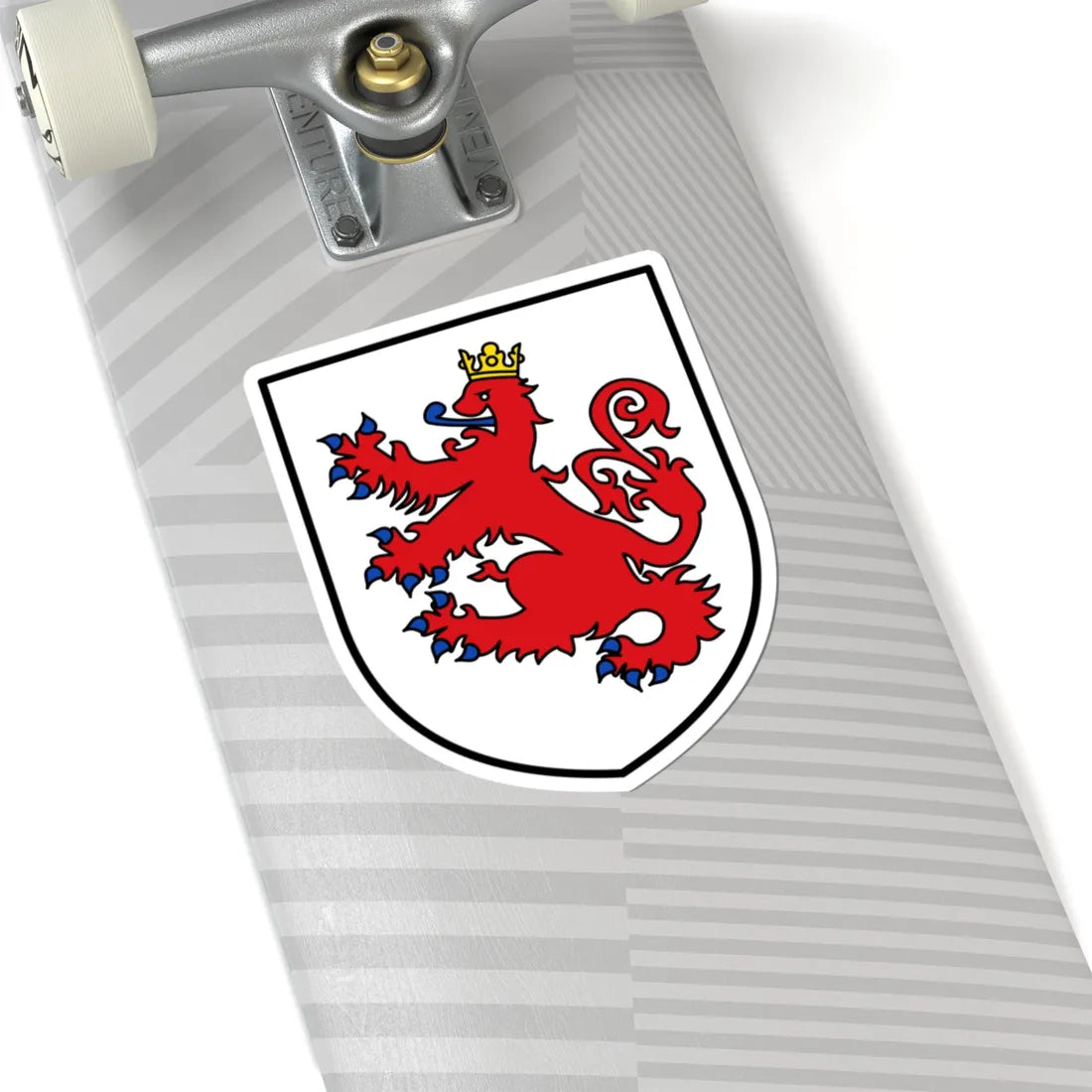 BE Sankt Vith COA (Belgium) (Coat of Arms) STICKER Vinyl Kiss-Cut Decal - The Sticker Space