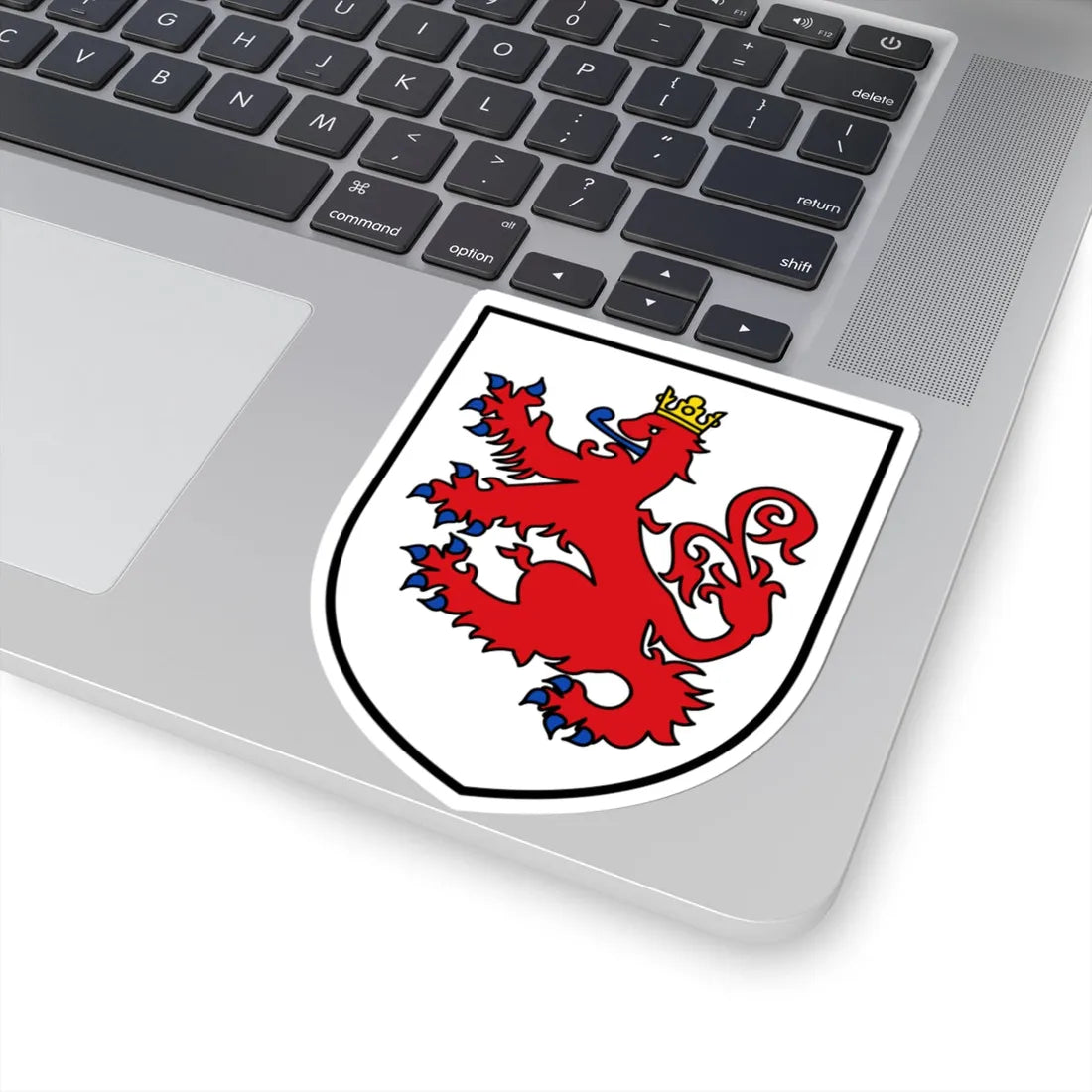 BE Sankt Vith COA (Belgium) (Coat of Arms) STICKER Vinyl Kiss-Cut Decal - The Sticker Space