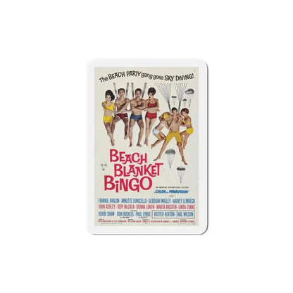 Beach Blanket Bingo 1965 Movie Poster Refrigerator Magnet 6 Inch - The Sticker Space