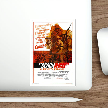 Beach Red 1967 Movie Poster STICKER Vinyl Die-Cut Decal-The Sticker Space