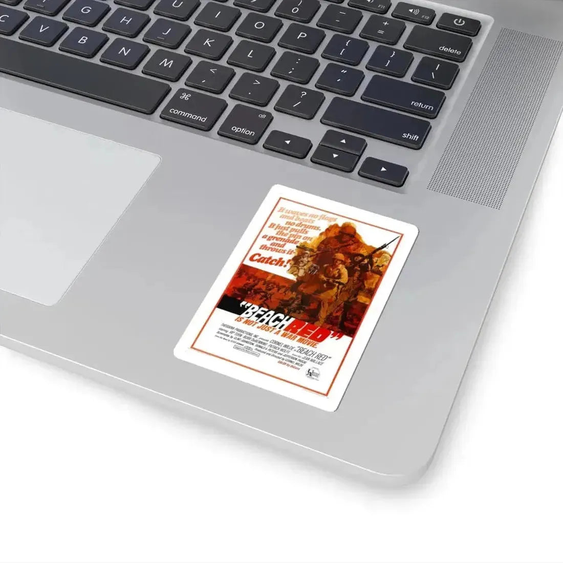 Beach Red 1967 Movie Poster - STICKER Vinyl Kiss-Cut Decal - The Sticker Space