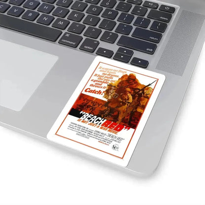 Beach Red 1967 Movie Poster - STICKER Vinyl Kiss-Cut Decal - The Sticker Space
