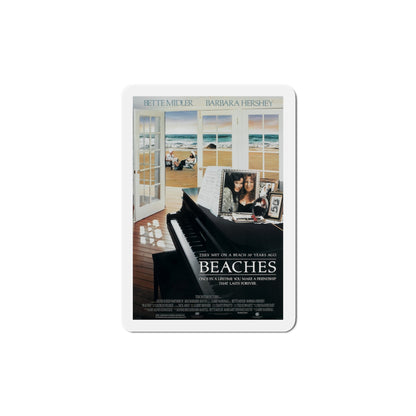 Beaches 1988 Movie Poster Die-Cut Magnet-5" x 5"-The Sticker Space