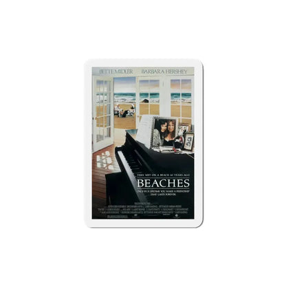 Beaches 1988 Movie Poster Refrigerator Magnet - The Sticker Space