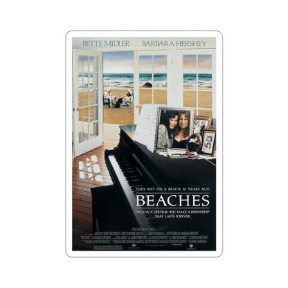 Beaches 1988 Movie Poster STICKER Vinyl Die-Cut Decal-3 Inch-The Sticker Space