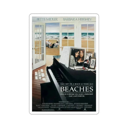 Beaches 1988 Movie Poster STICKER Vinyl Die-Cut Decal 6 Inch - The Sticker Space