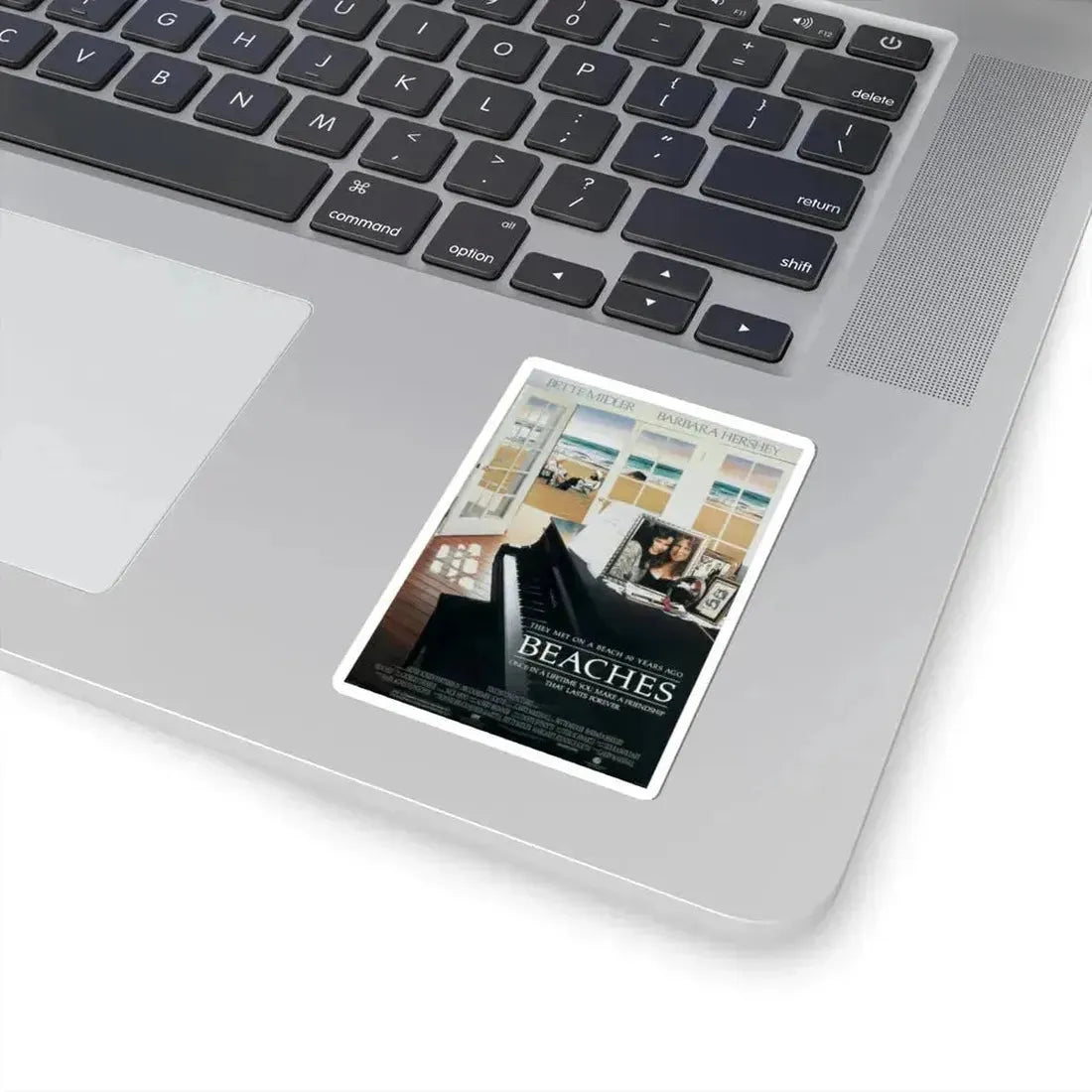 Beaches 1988 Movie Poster - STICKER Vinyl Kiss-Cut Decal - The Sticker Space