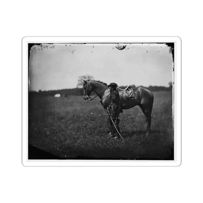 Bealeton, Va.  Capt. Henry Page, Assistant Quartermaster, at Army of the Potomac Headquarters (U.S. Civil War) STICKER Vinyl Kiss-Cut Decal 6 Inch White - The Sticker Space
