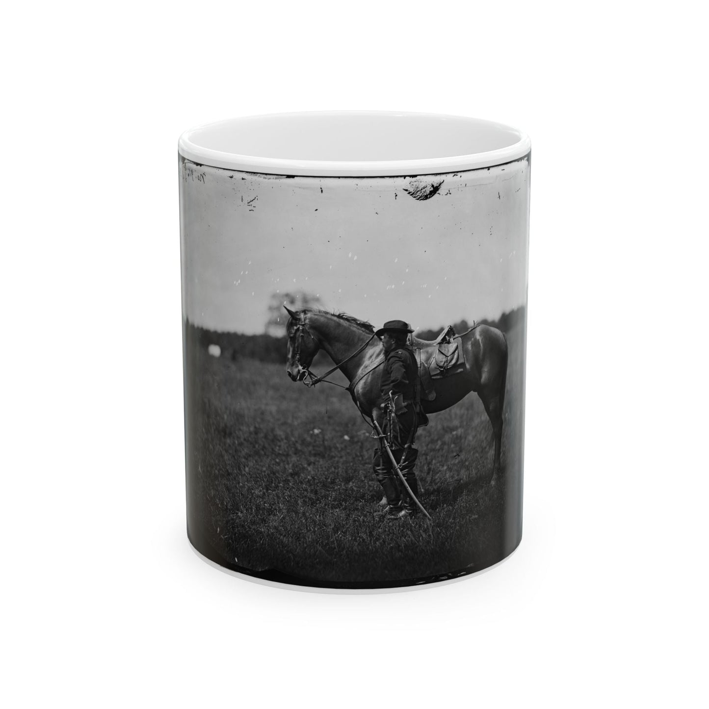 Bealeton, Va.  Capt. Henry Page, Assistant Quartermaster, At Army Of The Potomac Headquarters (U.S. Civil War) White Coffee Mug