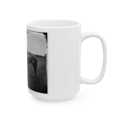 Bealeton, Va.  Capt. Henry Page, Assistant Quartermaster, At Army Of The Potomac Headquarters (U.S. Civil War) White Coffee Mug