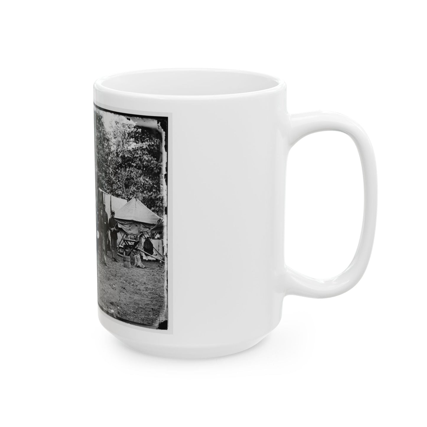 Bealeton, Va. Drum Corps, 93d New York Infantry (U.S. Civil War) White Coffee Mug