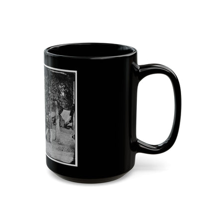 Bealeton, Va. Officers And Noncommissioned Officers Of Co. D, 93d New York Infantry (U.S. Civil War) Black Coffee Mug