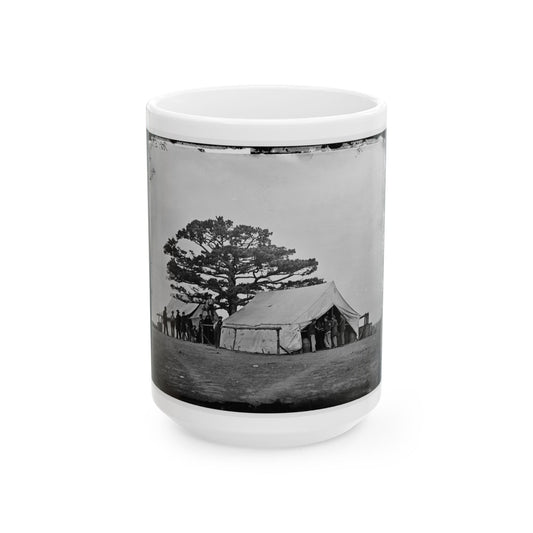 Bealeton, Va.  Sutler's Tent At Army Of The Potomac Headquarters (U.S. Civil War) White Coffee Mug