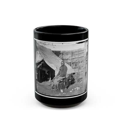 Bealeton, Virginia . John Henry, Servant, At Headquarters, 3d Army Corps, Army Of The Potomac (U.S. Civil War) Black Coffee Mug