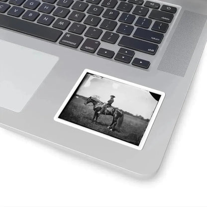 Bealeton, Virginia. Captain Henry Page, Assistant Quartermaster, at Army of the Potomac Headquarters (U.S. Civil War) STICKER Vinyl Kiss-Cut Decal - The Sticker Space