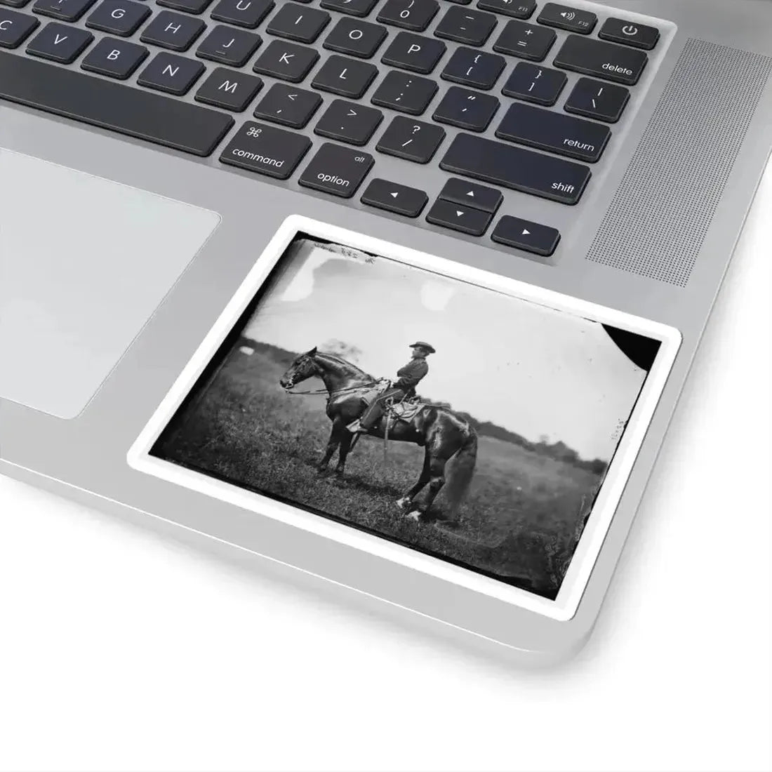 Bealeton, Virginia. Captain Henry Page, Assistant Quartermaster, at Army of the Potomac Headquarters (U.S. Civil War) STICKER Vinyl Kiss-Cut Decal - The Sticker Space