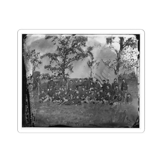 Bealeton, Virginia. Company E, 93D New York Infantry (U.S. Civil War) STICKER Vinyl Kiss-Cut Decal 2 Inch White - The Sticker Space