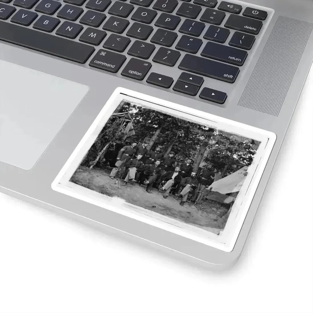 Bealeton, Virginia. Company I, 93D New York Infantry Officers and Non-Commissioned Officers (U.S. Civil War) STICKER Vinyl Kiss-Cut Decal - The Sticker Space