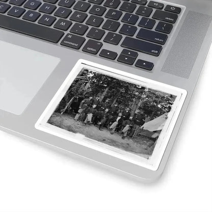 Bealeton, Virginia. Company I, 93D New York Infantry Officers and Non-Commissioned Officers (U.S. Civil War) STICKER Vinyl Kiss-Cut Decal - The Sticker Space