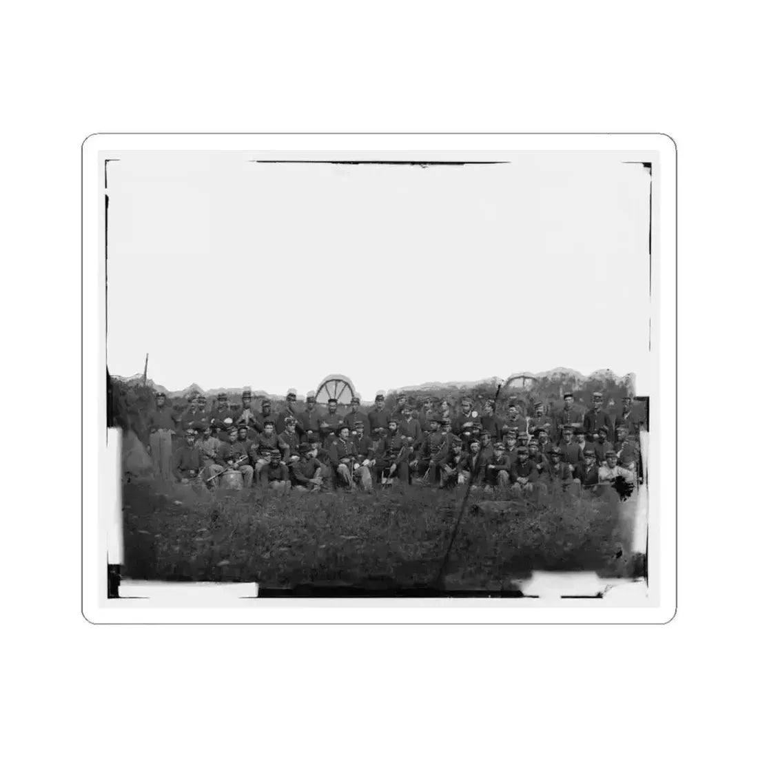 Bealeton, Virginia. Company K, 93D New York Infantry. (Morgan Rifles) (U.S. Civil War) STICKER Vinyl Kiss-Cut Decal 6 Inch White - The Sticker Space