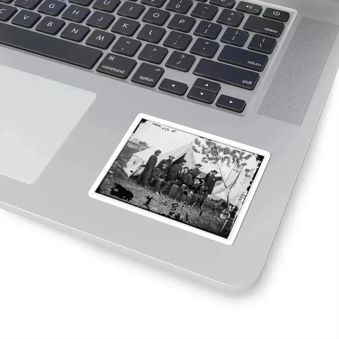 Bealeton, Virginia. Officers of Signal Corps. Headquarters, Army of the Potomac (U.S. Civil War) STICKER Vinyl Kiss-Cut Decal - The Sticker Space