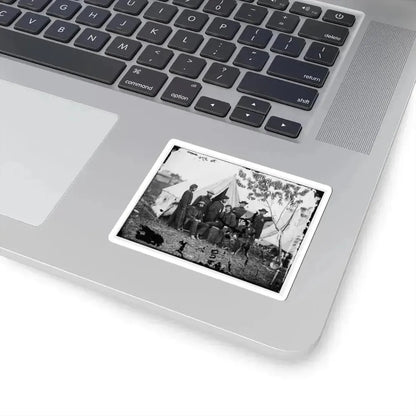 Bealeton, Virginia. Officers of Signal Corps. Headquarters, Army of the Potomac (U.S. Civil War) STICKER Vinyl Kiss-Cut Decal - The Sticker Space