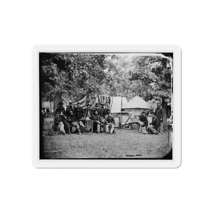 Bealeton, Virginia. Regimental Staff 93d New York Infantry. (Morgan Rifles) (U.S. Civil War) Refrigerator Magnet - The Sticker Space