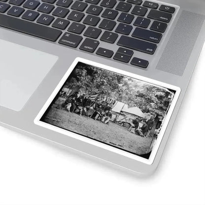 Bealeton, Virginia. Regimental Staff 93D New York Infantry. (Morgan Rifles) (U.S. Civil War) STICKER Vinyl Kiss-Cut Decal - The Sticker Space