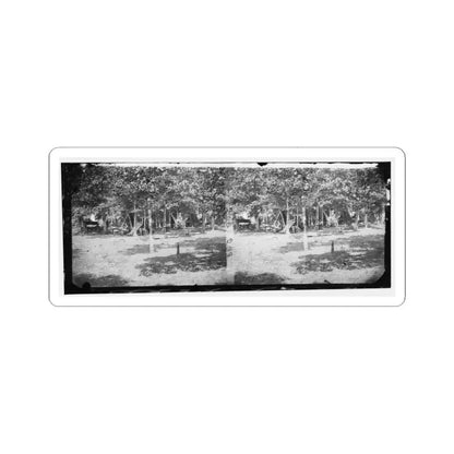 Bealeton, Virginia. View of Camp of 93D New York Volunteers (U.S. Civil War) STICKER Vinyl Kiss-Cut Decal 3 Inch White - The Sticker Space