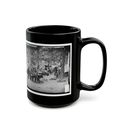 Bealeton, Virginia. Army Of The Potomac Officer's Mess Of Company D, 93d New York Infantry (U.S. Civil War) Black Coffee Mug