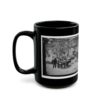 Bealeton, Virginia. Army Of The Potomac Officer's Mess Of Company D, 93d New York Infantry (U.S. Civil War) Black Coffee Mug