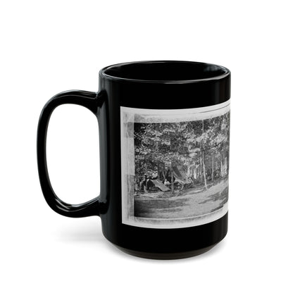 Bealeton, Virginia. Camp Of Company B, 93d New York Volunteers (U.S. Civil War) Black Coffee Mug-The Sticker Space