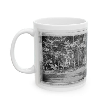 Bealeton, Virginia. Camp Of Company B, 93d New York Volunteers (U.S. Civil War) White Coffee Mug-The Sticker Space