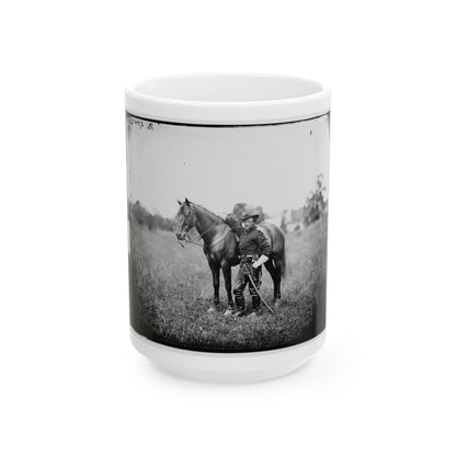 Bealeton, Virginia. Capt. Henry Page, Assistant Quarter Master, At Army Of The Potomac Headquarters (U.S. Civil War) White Coffee Mug