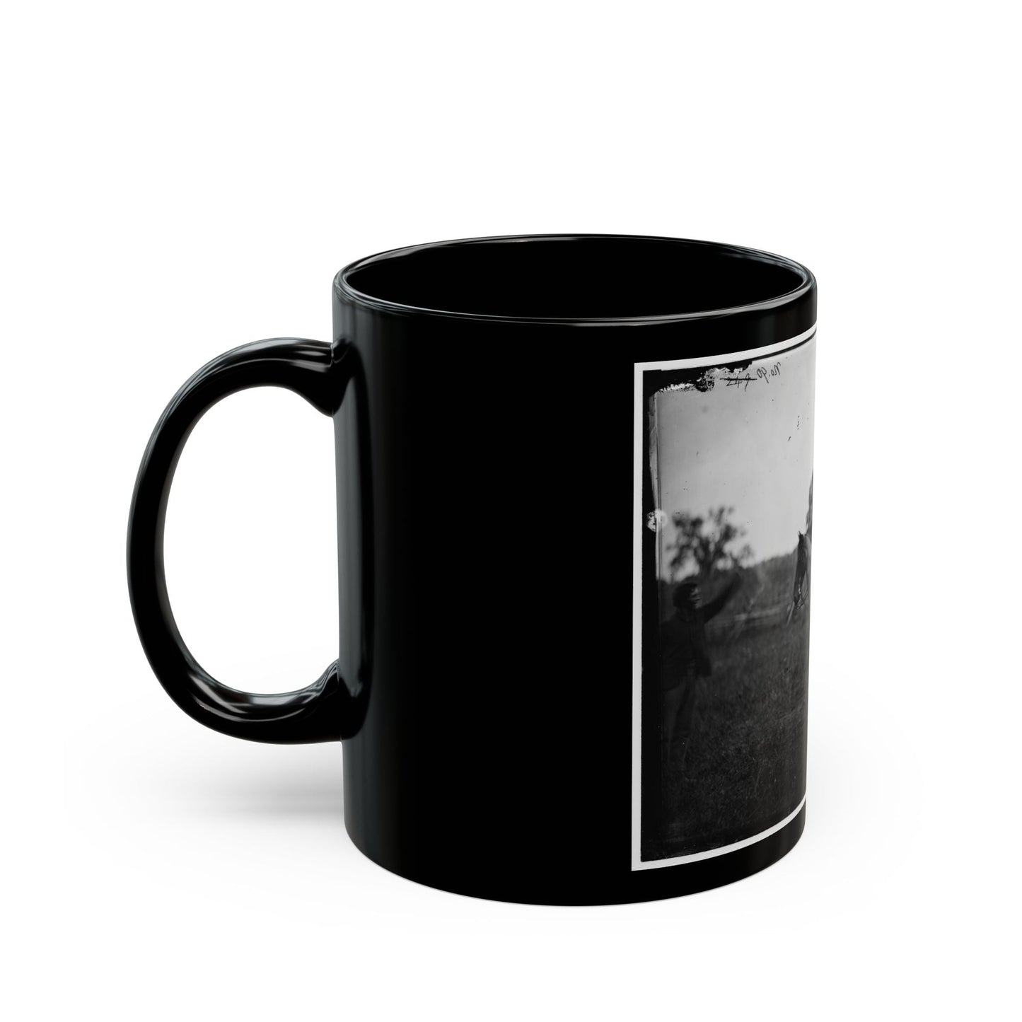 Bealeton, Virginia. Captain Henry Page, A. Q. M. Army Of The Potomac Headquarters (U.S. Civil War) Black Coffee Mug