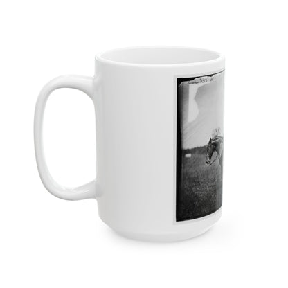 Bealeton, Virginia. Captain Henry Page, Assistant Quartermaster, At Army Of The Potomac Headquarters (U.S. Civil War) White Coffee Mug