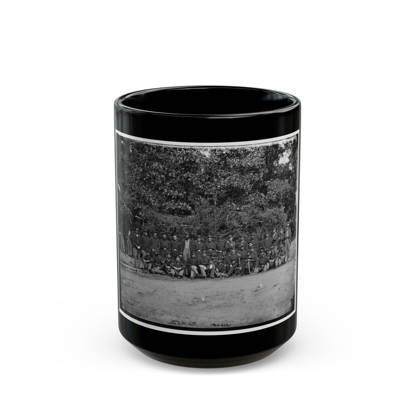 Bealeton, Virginia. Company D, 93d New York Infantry (U.S. Civil War) Black Coffee Mug