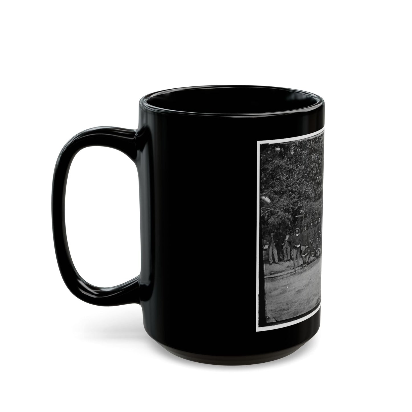 Bealeton, Virginia. Company D, 93d New York Infantry (U.S. Civil War) Black Coffee Mug