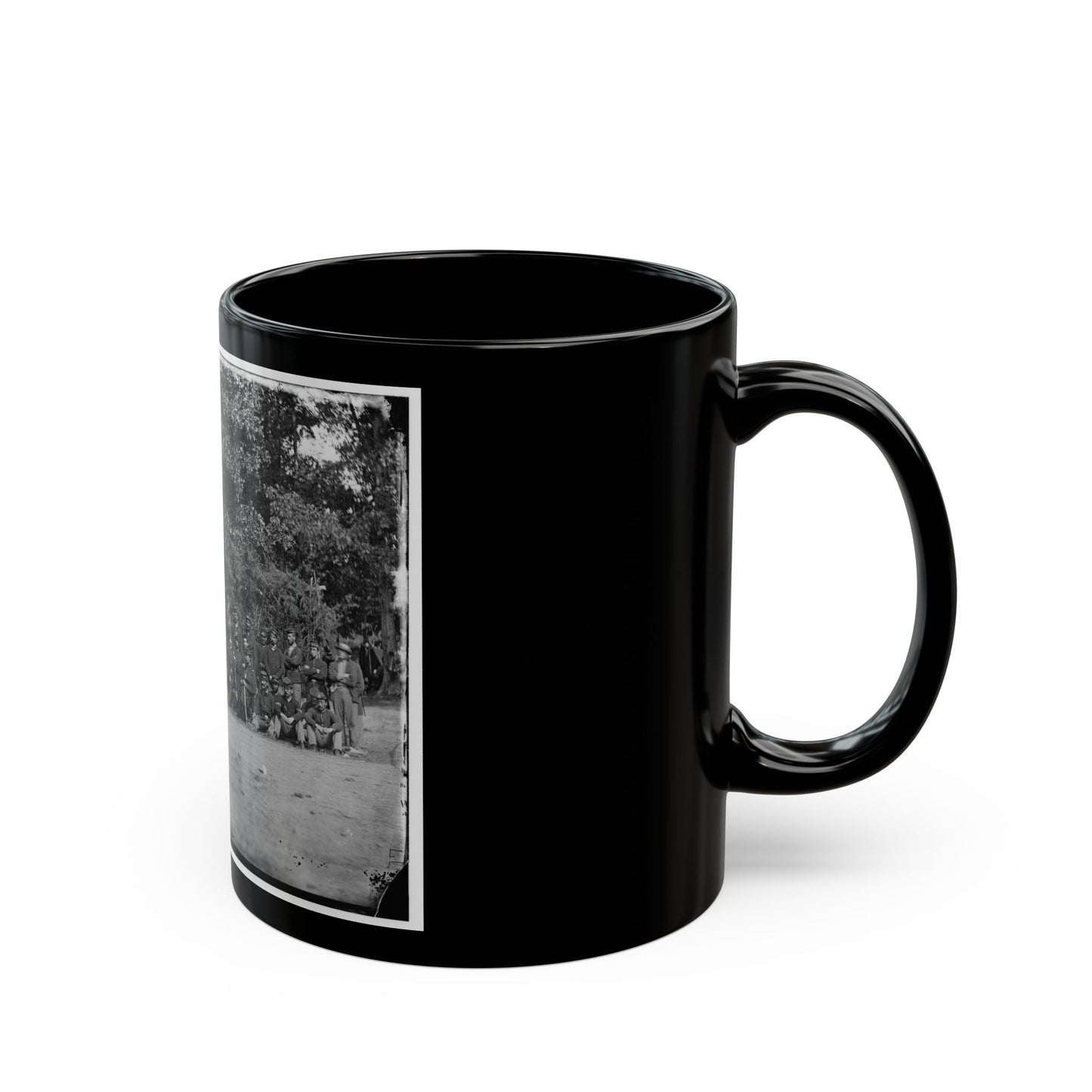 Bealeton, Virginia. Company D, 93d New York Infantry (U.S. Civil War) Black Coffee Mug