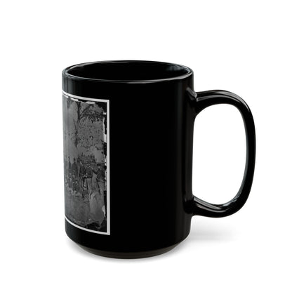 Bealeton, Virginia. Company E, 93d New York Infantry 001 (U.S. Civil War) Black Coffee Mug-The Sticker Space