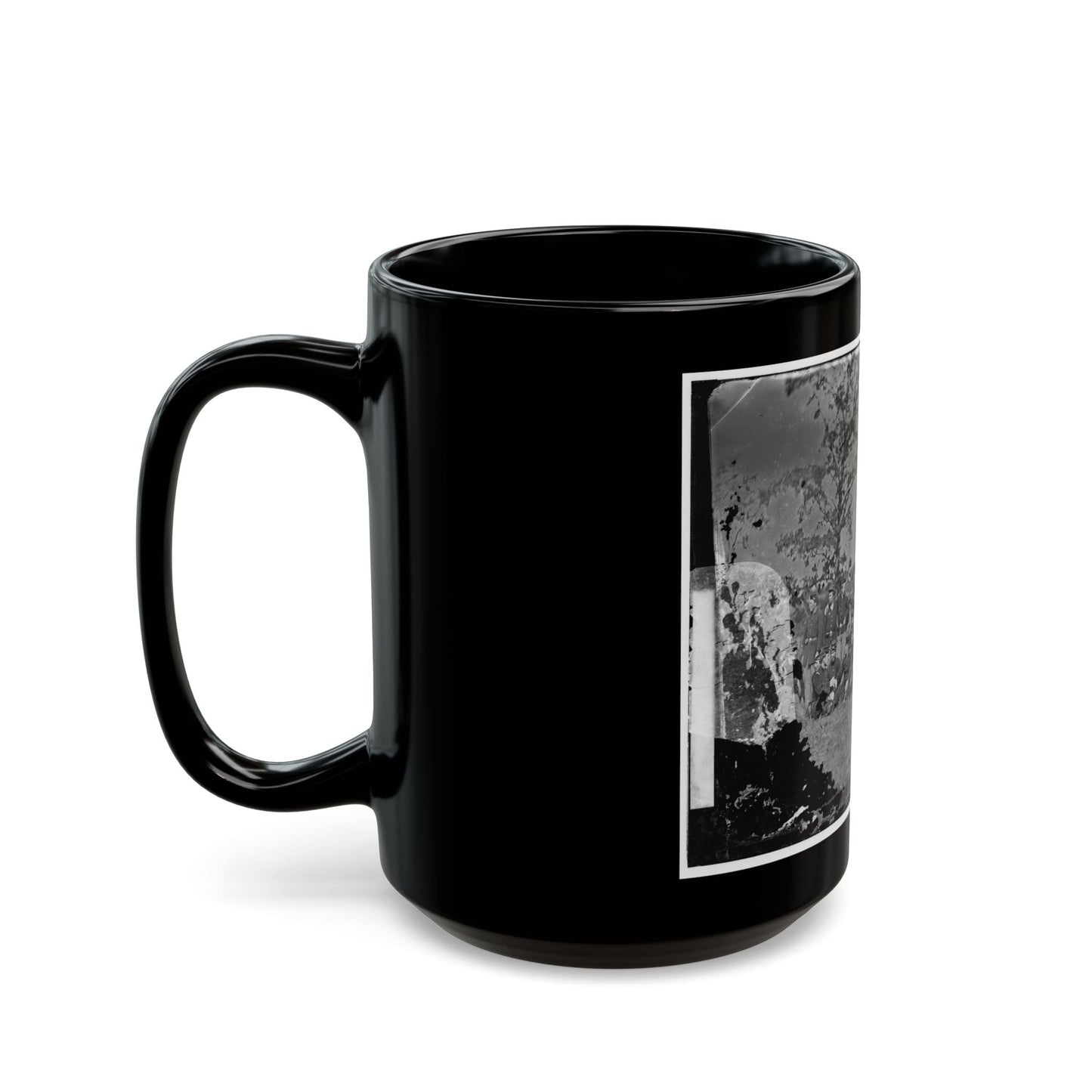 Bealeton, Virginia. Company E, 93d New York Infantry 001 (U.S. Civil War) Black Coffee Mug-The Sticker Space