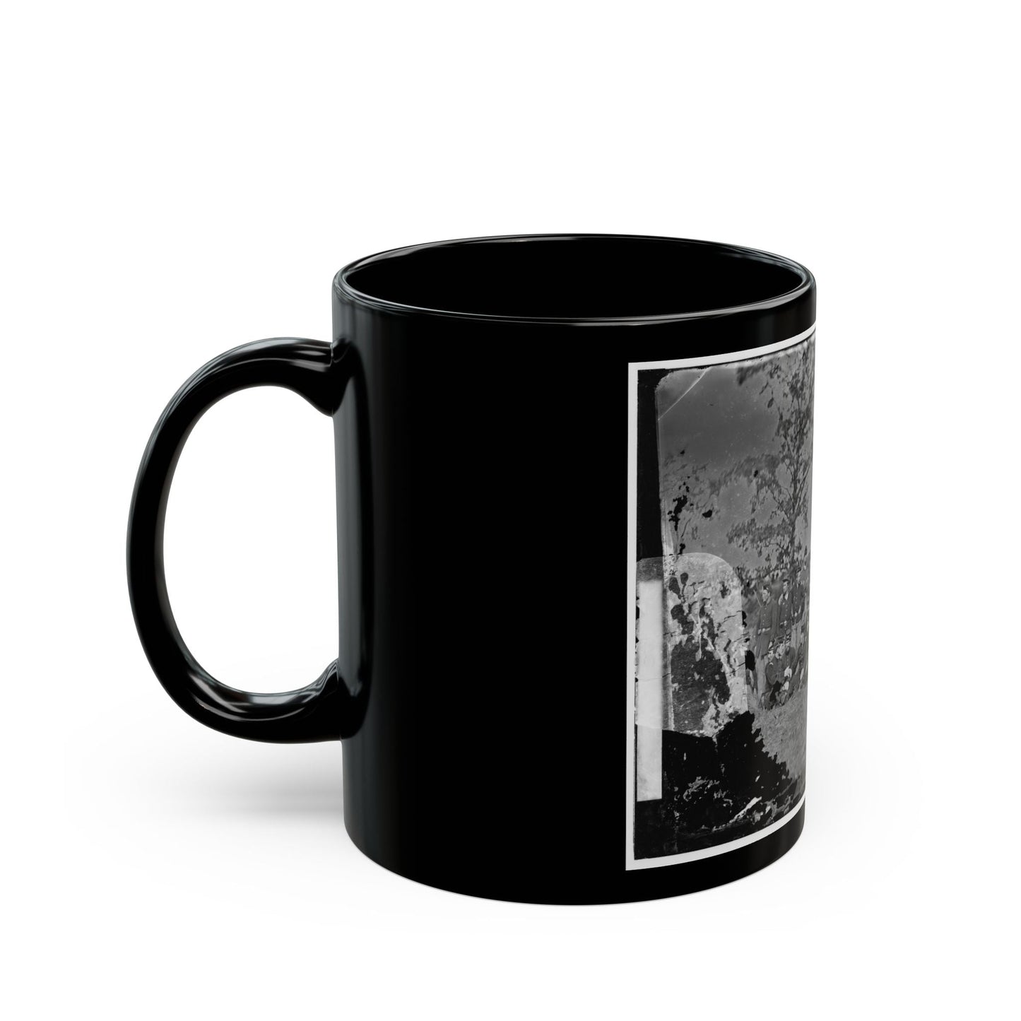 Bealeton, Virginia. Company E, 93d New York Infantry 001 (U.S. Civil War) Black Coffee Mug-The Sticker Space