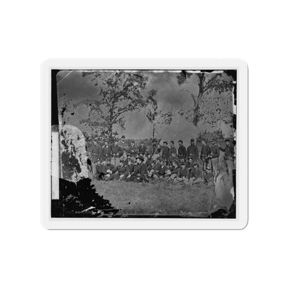 Bealeton, Virginia. Company E, 93d New York Infantry 001 (U.S. Civil War) Refrigerator Magnet-4" x 4"-The Sticker Space