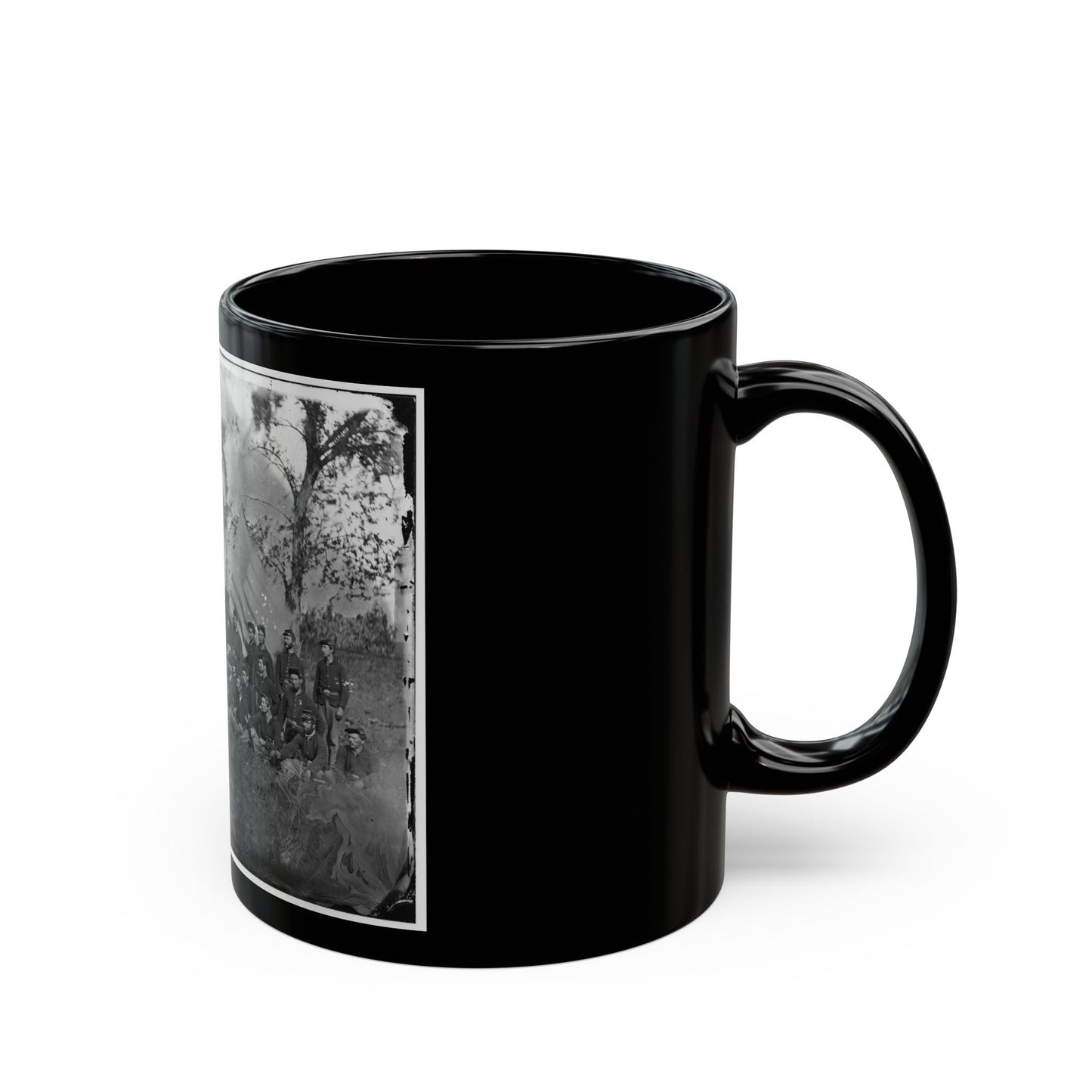 Bealeton, Virginia. Company E, 93d New York Infantry (U.S. Civil War) Black Coffee Mug