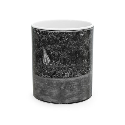 Bealeton, Virginia. Company F, 93d New York Infantry (U.S. Civil War) White Coffee Mug